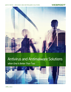 Antivirus and Antimalware Solutions