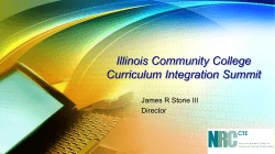 Illinois Community College Curriculum Integration Summit