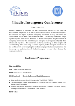 Jihadist Insurgency Conference