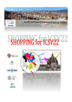 Shopping for ICSV22