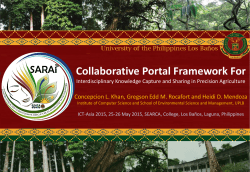 Collaborative Portal Framework for Interdisciplinary