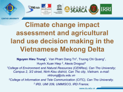 Climate Change Impact Assessment and