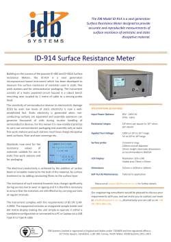 ID-914 Surface Resistance Meter
