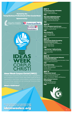 ideasweekcc.org - Ideas Week Corpus Christi