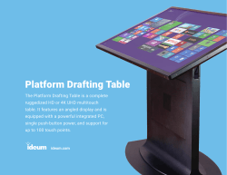 Platform Drafting Table
