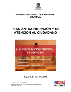 plan anticorrupciÃ³n y de atenciÃ³n al ciudadano