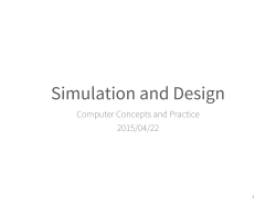 Simulation and Design