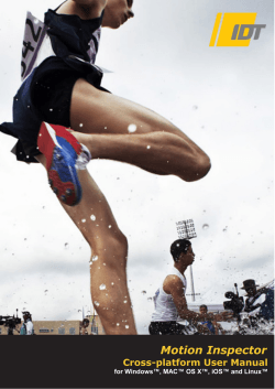 Motion Studio User Manual