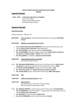 Agenda - Department of Infrastructure and Energy