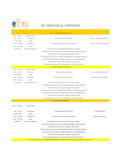 to the Symposium Schedule PDF