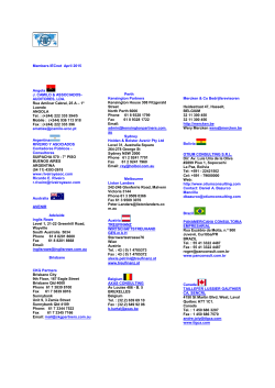 List of members April 2015