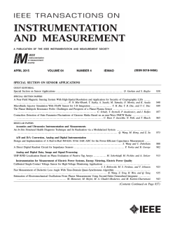 April, 2015 - Instrumentation & Measurement Society