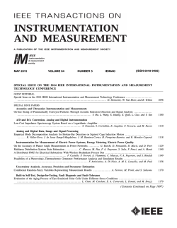 May, 2015 - Instrumentation & Measurement Society