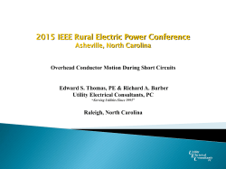 on conductor - IEEE Rural Electric Power Conference