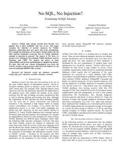 Paper - IEEE Computer Society`s Technical Committee
