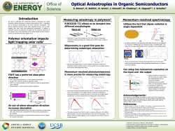 Measuring Optical Anisotropies in Organic Semiconductors