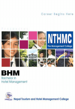BHM Prospectus 2014 - IEF Nepal Tourism & Hotel Management