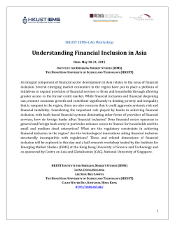 Understanding Financial Inclusion in Asia