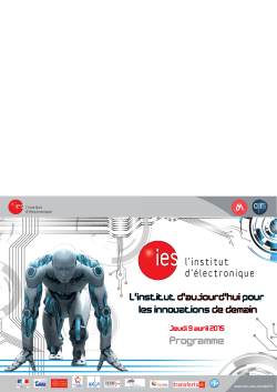 Programme - IES - UniversitÃ© de Montpellier