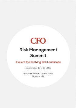 Risk Management Brochure - The Innovation Enterprise