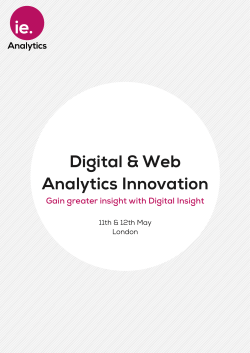Digital & Web Analytics Innovation