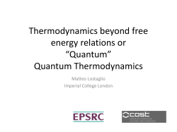 âQuantumâ Quantum Thermodynamics