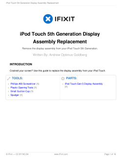 iPod Touch 5th Generation Display Assembly Replacement