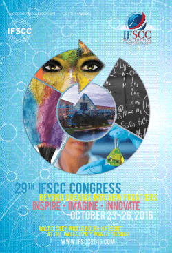 29th IFSCC Congress