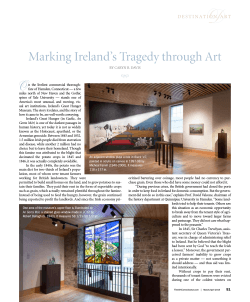 Marking Ireland`s Tragedy through Art