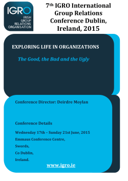 IGRO 2015 Conference Brochure