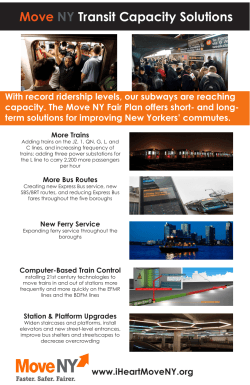 Move NY Transit Capacity Solutions