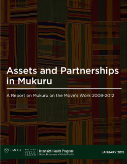 Mukuru on the Move Report | 1