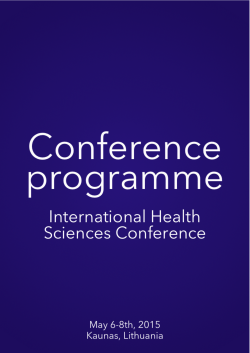 Read more - International Health Sciences Conference