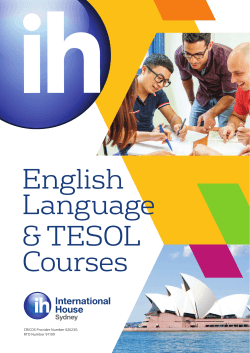 International House Sydney - Learn English and Teach English