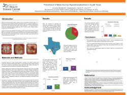 Introduction Prevalence of Molar-Incisor Hypomineralization in