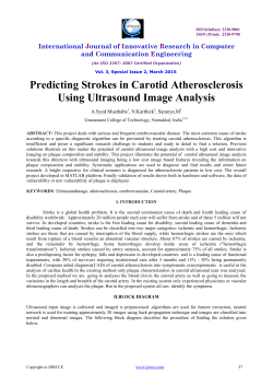 Predicting Strokes in Carotid Atherosclerosis Using