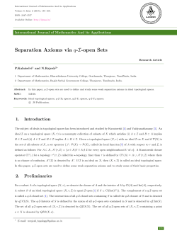 - International Journal of Mathematics And Its Applications