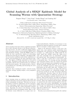 Global Analysis of a SEIQV Epidemic Model for Scanning Worms