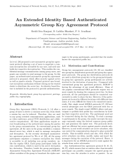 An Extended Identity Based Authenticated Asymmetric Group Key