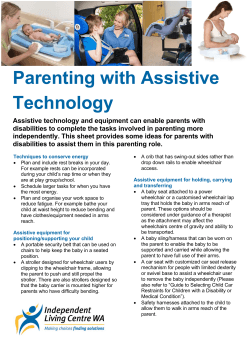 Parenting with Assistive Technology