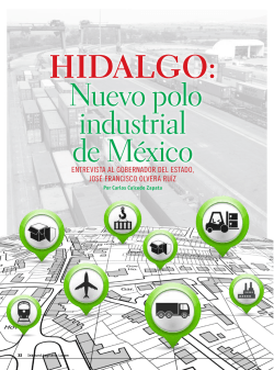 HIDALGO: Nuevo polo industrial de MÃ©xico