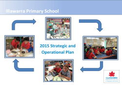 School Strategic Plan - Illawarra Primary School
