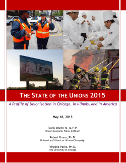 The State of the Unions 2015 - Illinois Economic Policy Institute