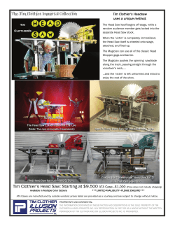 Downloadable Head Saw Brochure Page