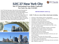 ILRC27_announcement FIN - The 27th International Laser Radar