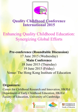 Submission guidelines - ILRF &acirc; International Leadership Research