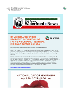 Waterfront E-News Vol. 2