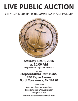 city of north tonawanda - Auctions International