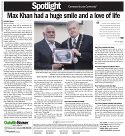 Max Khan had a huge smile and a love of life