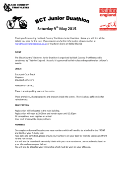 Saturday 9th May 2015